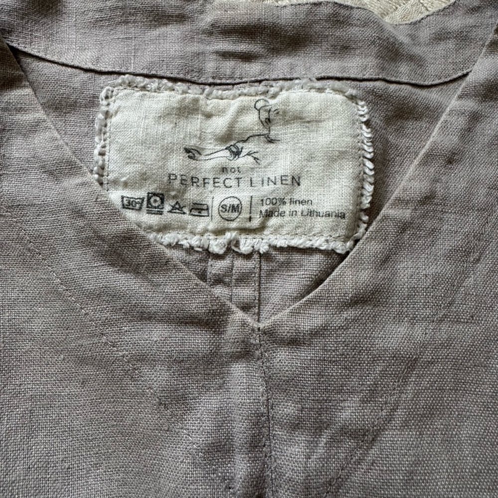 notPERFECTLINEN Oversized Tunic Dress - Picture 5 of 5